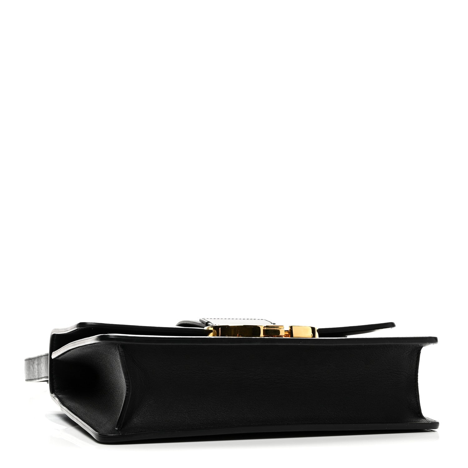 Box Calfskin 30 Montaigne Flap Bag Black