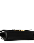 Box Calfskin 30 Montaigne Flap Bag Black