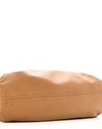Calfskin Teen Pouch Caramel