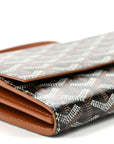 Goyardine Varenne Continental Wallet Black Gold