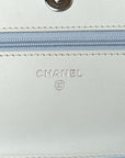 Canvas Quilted Jungle Jeans Wallet on Chain WOC Multicolor