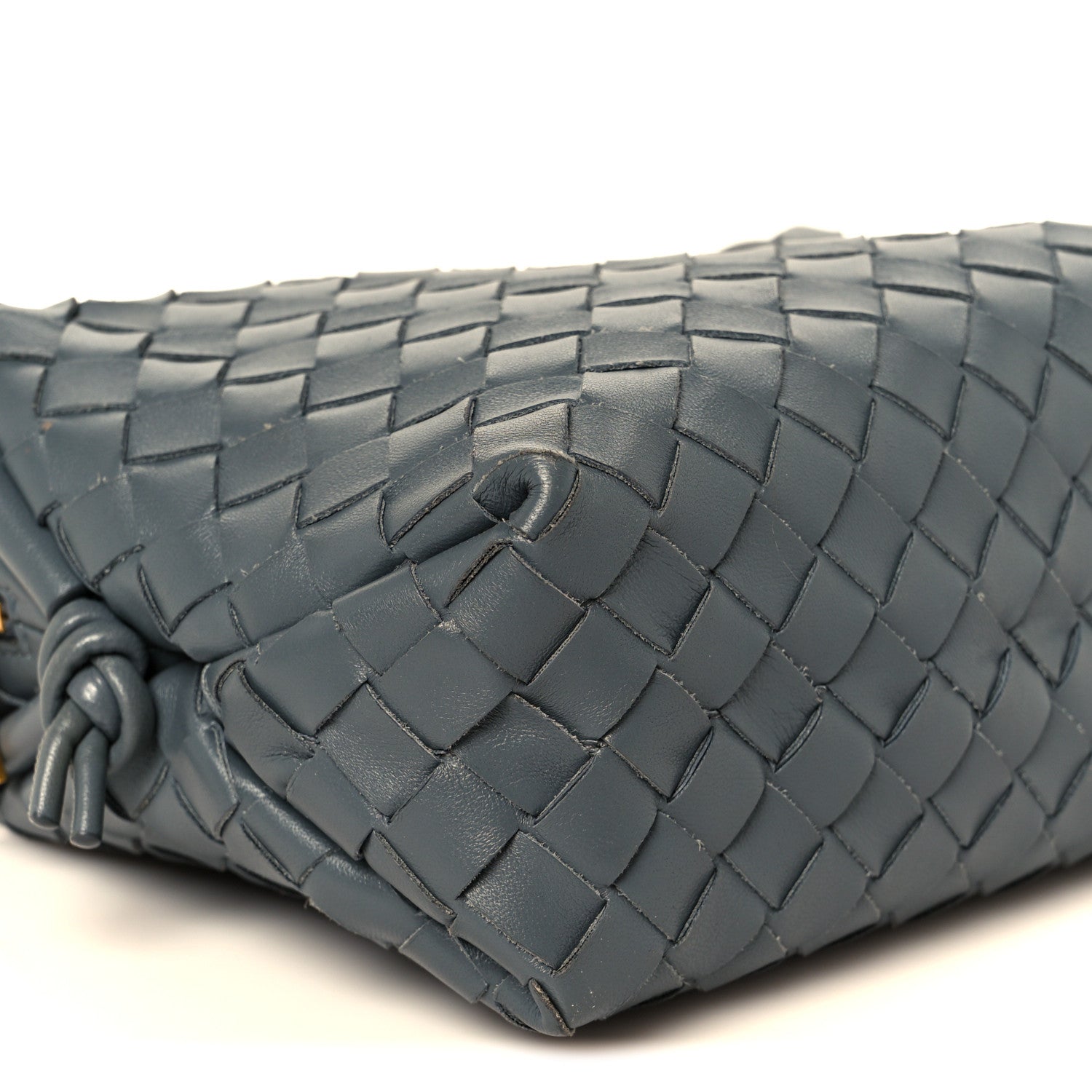 Nappa Intrecciato Small Loop Camera Bag Thunder