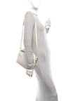 Calfskin Intrecciato Mini Hop White