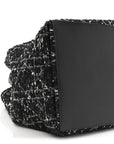 Tweed Cannage Large Toujours Black White