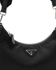 Re-Nylon Saffiano Re-Edition 2005 Shoulder Bag Black
