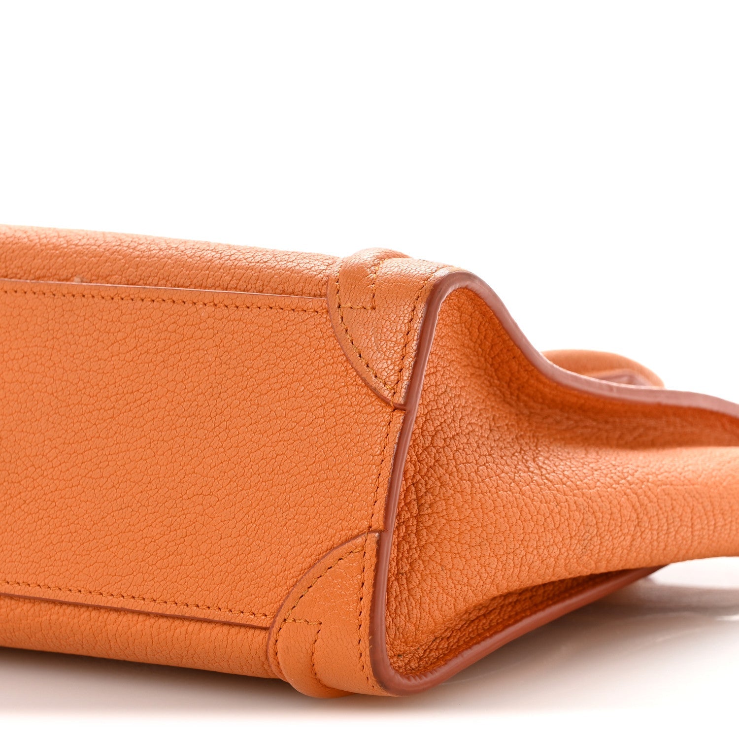 Goatskin Nano Luggage Orange