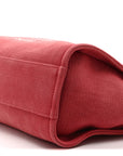 Canvas Small Deauville Tote Red