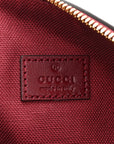 GG Shadow Monogram Ophidia Top Handle Bowler Bag  Rosso Ancora Red
