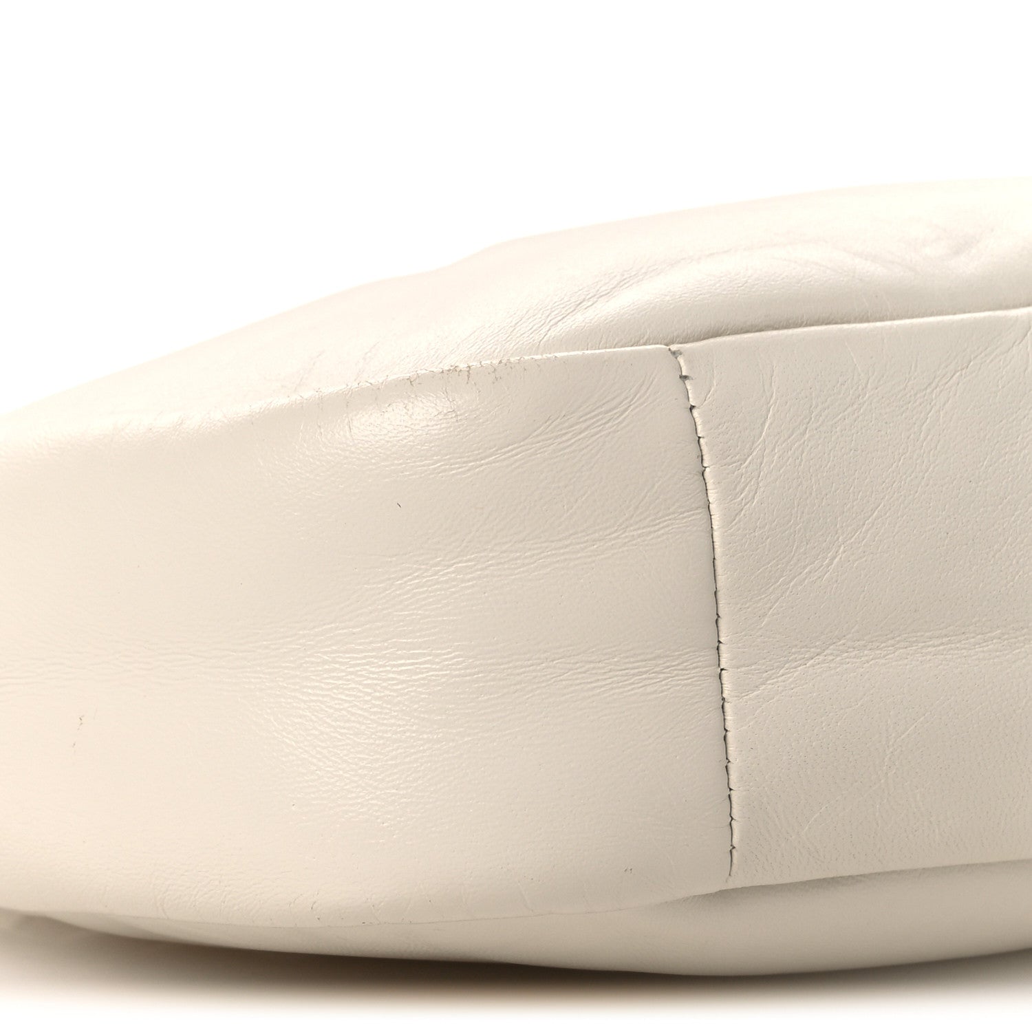 Nappa Soft Padded Mini Bag White