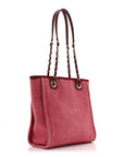 Canvas Mini Deauville Tote Red