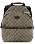 GG Supreme Monogram Margaux Calfskin Childrens Day Backpack Beige Ebony Cocoa Dark Chocolate