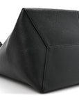 Grained Calfskin Medium The Sack Bag Black
