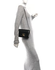 Shiny Calfskin Teen Triomphe Black