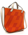 Swift Toile H Cabas H En Biais 27 Orange