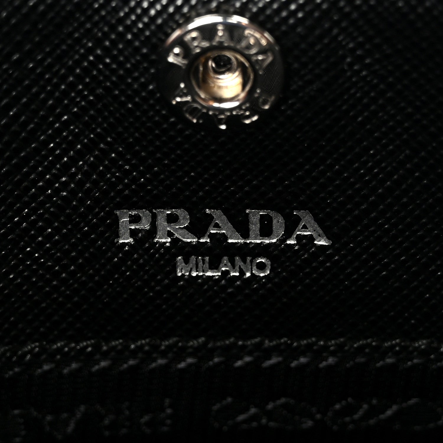 Saffiano Crossbody Bag Black