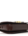 Shiny Calfskin Medium Triomphe Chestnut