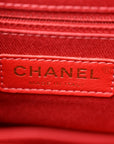 Caviar Quilted Small Business Affinity Flap Coral