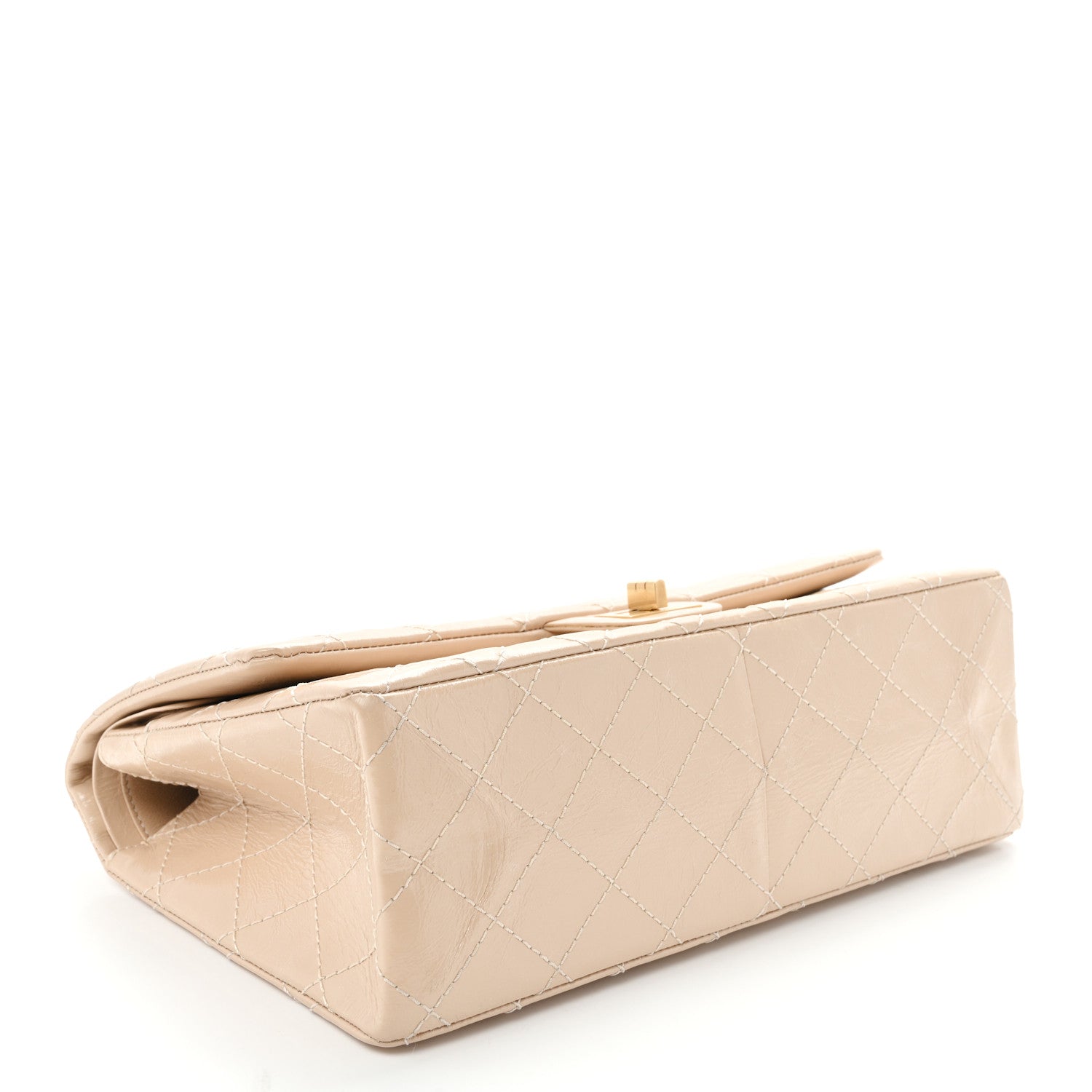 Glazed Calfskin Quilted 2.55 Reissue 226 Flap Light Beige