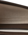 GG Supreme Monogram Textured Dollar Calfskin Web Mini Ophidia Envelope Shoulder Bag Beige Ebony New Acero