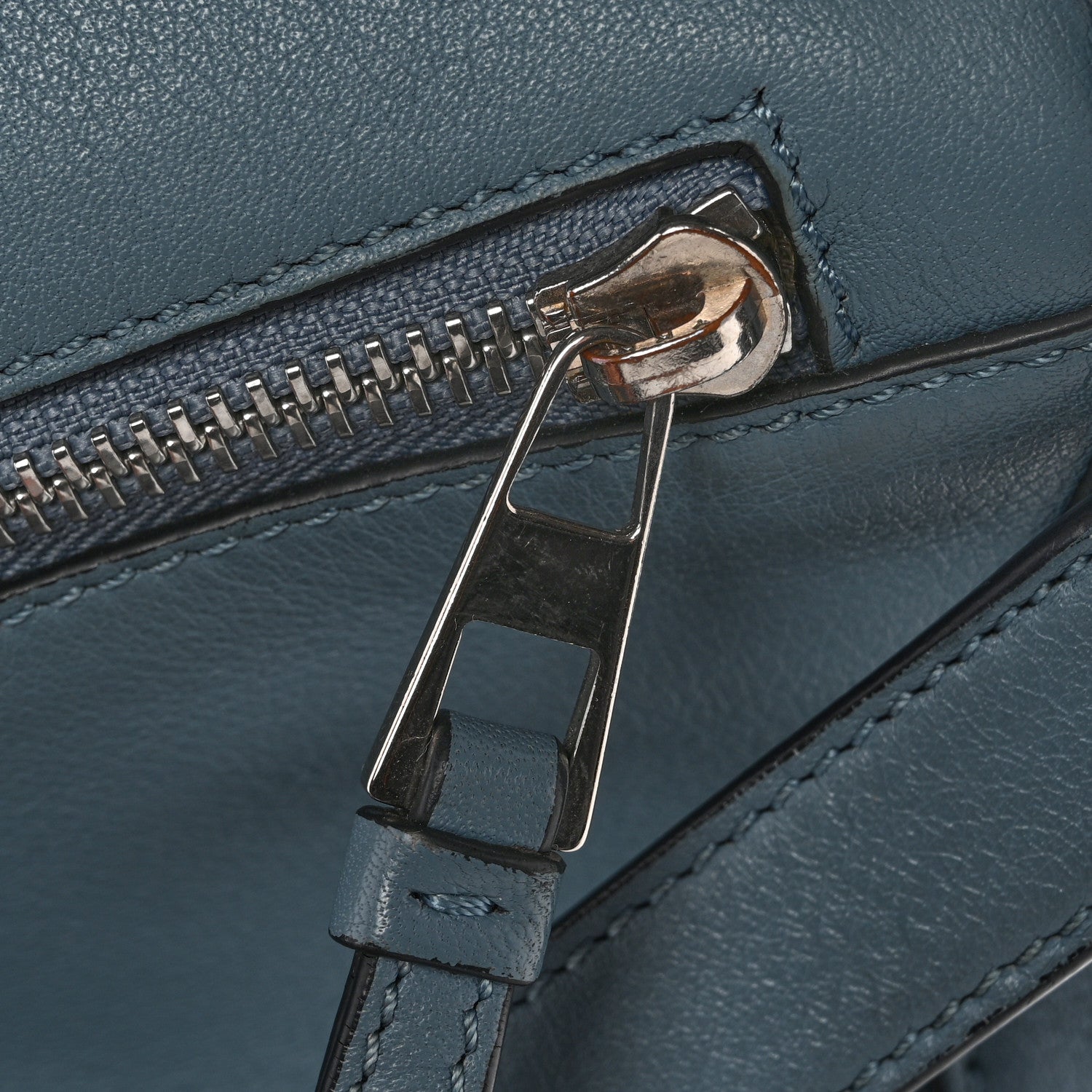 Calfskin Small Puzzle Bag Stone Blue