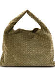 Suede Intrecciato Large Hop Mud