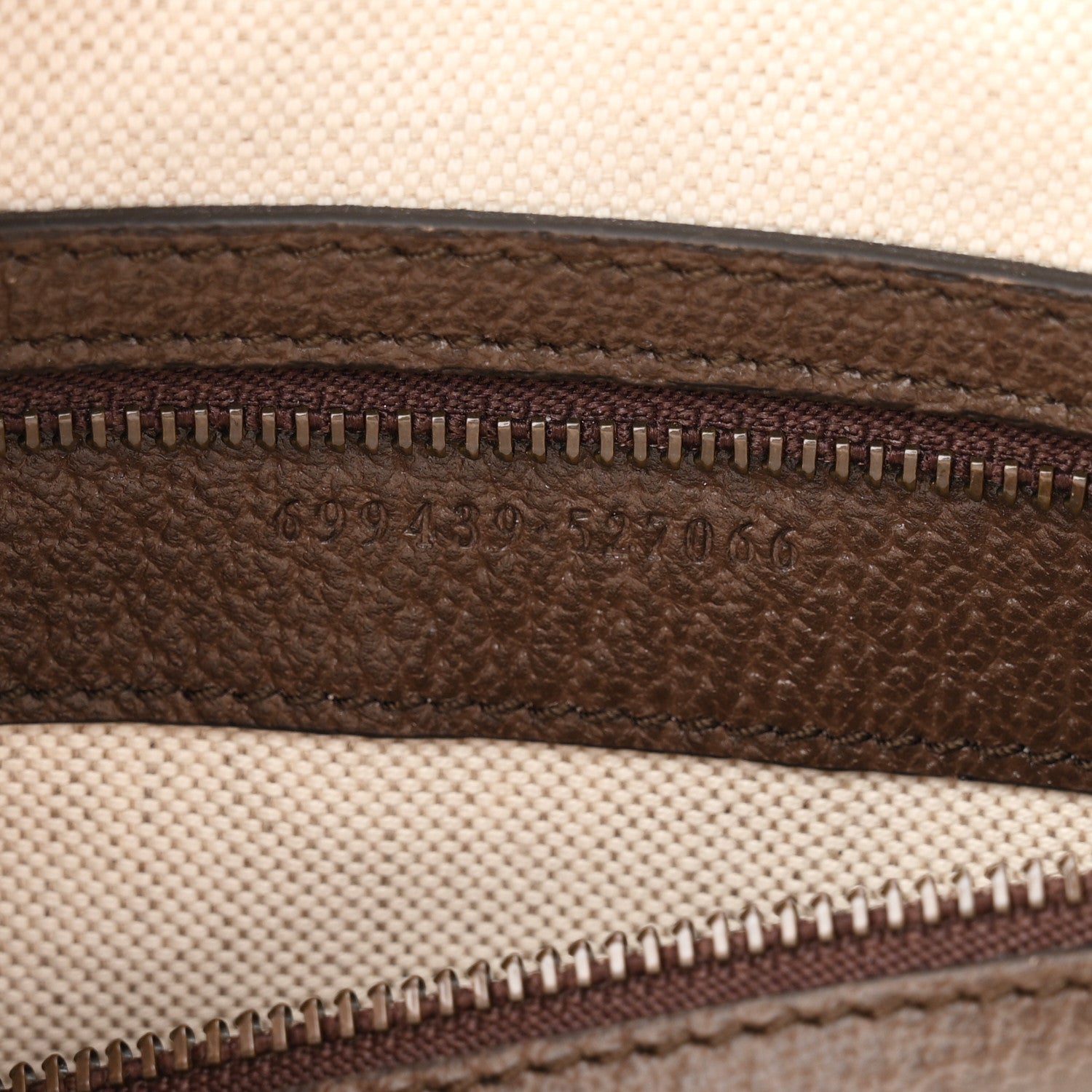 GG Supreme Monogram Textured Dollar Calfskin Web Ophidia Wristlet Shoulder Bag Beige Ebony New Acero