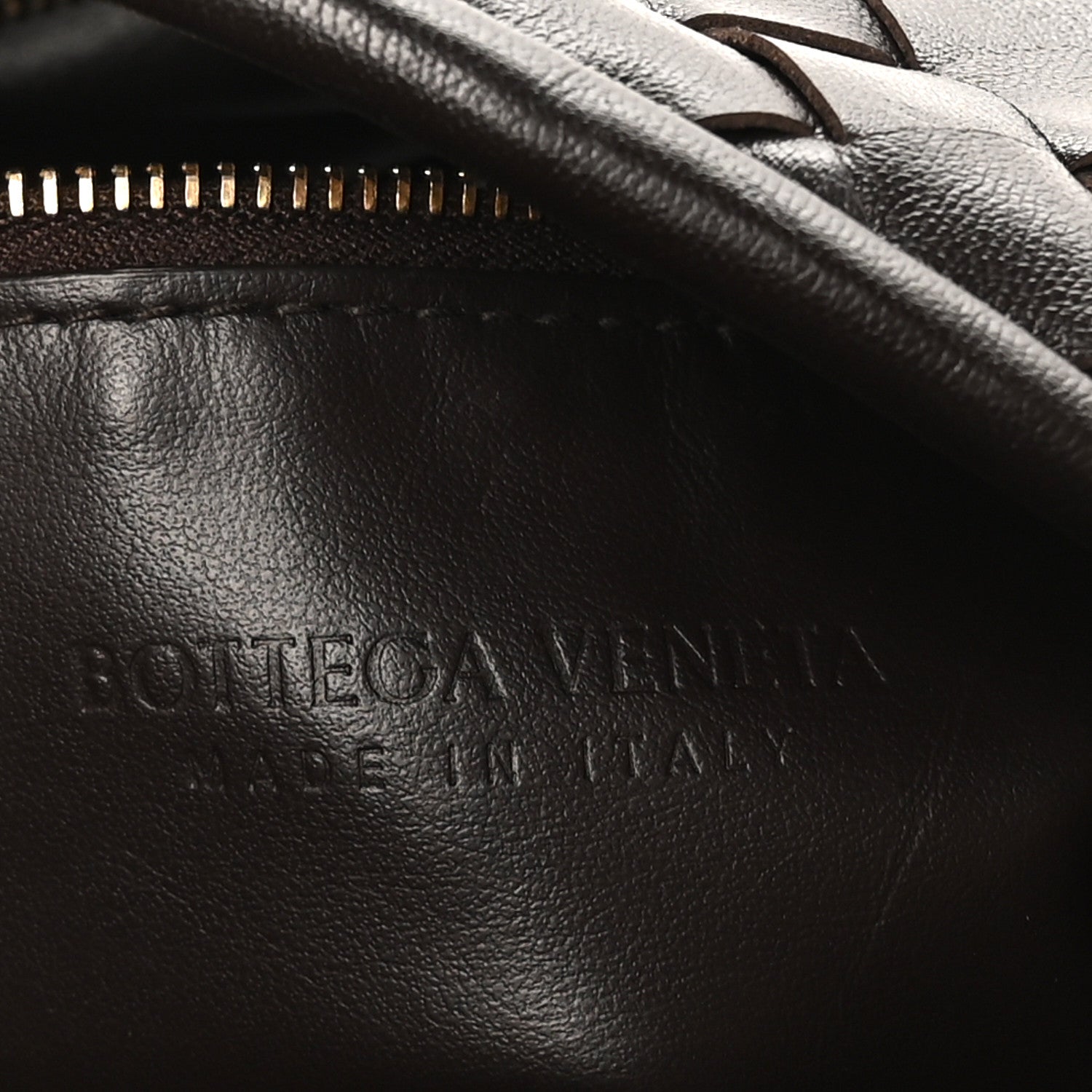 Calfskin Intrecciato Small Hop Fondant