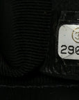 Lambskin Chevron Quilted Medium Boy Flap Black