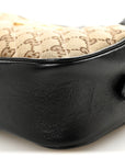 Monogram Matelasse Diagonal Small GG Marmont Chain Shoulder Bag Beige Black
