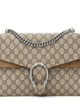 GG Supreme Monogram Medium Dionysus Shoulder Bag Taupe