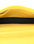Caviar Quilted Wallet on Chain WOC Yellow