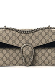 GG Supreme Monogram Small Dionysus Shoulder Bag Black