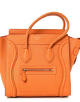 Goatskin Micro Luggage Light Orange