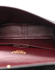 Lambskin Quilted Jumbo Double Flap Black