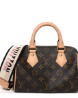 Monogram Speedy Bandouliere 20 Black