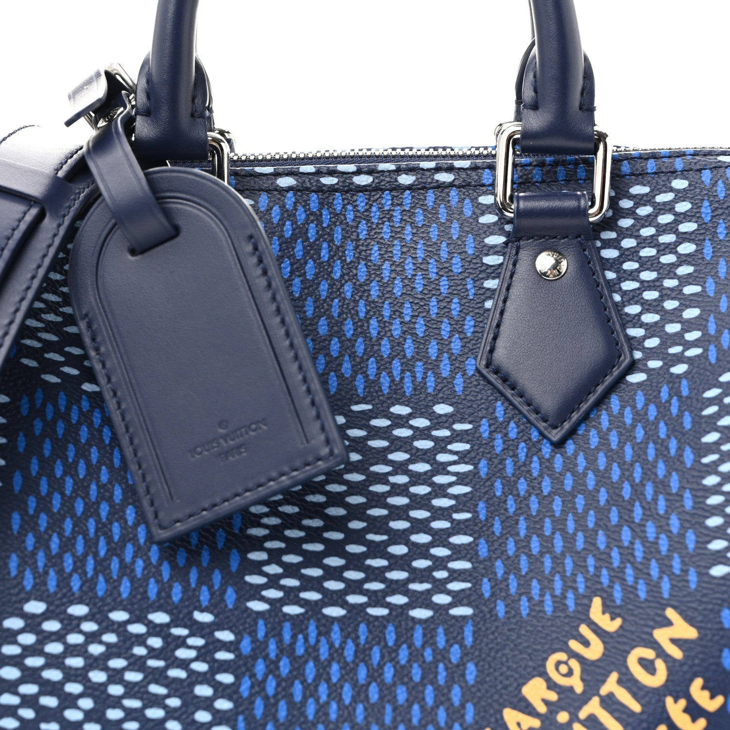 Damier Heritage Speedy Bandouliere 25 Blue