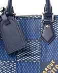 Damier Heritage Speedy Bandouliere 25 Blue