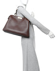 Vitello Large Soft Peekaboo Mogano