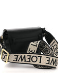 Calfskin Jacquard Mini Gate Dual Bag Black