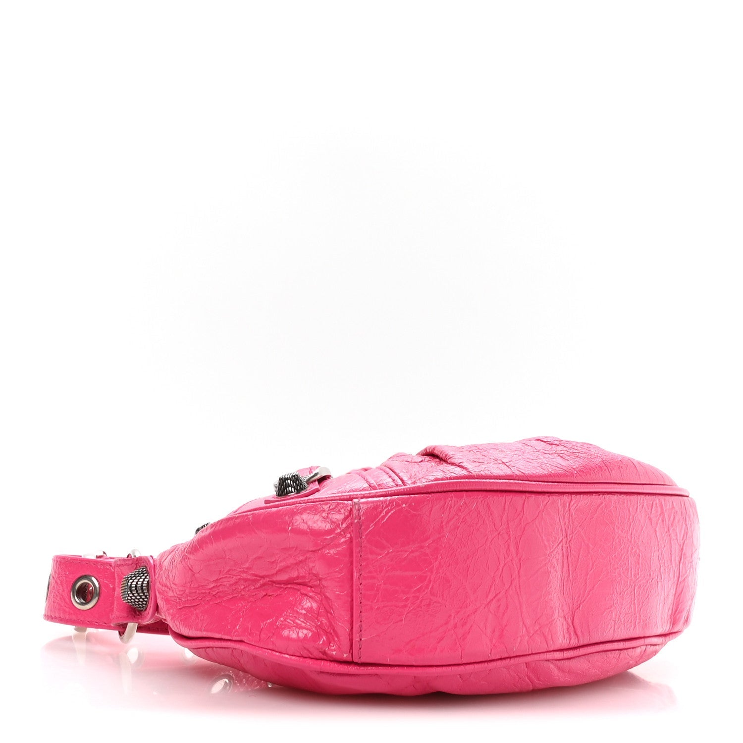 Agneau Arena Le Cagole Shoulder Bag XS Hot Pink