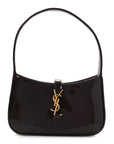 Patent Calfskin Le 5 A 7 Mini Hobo Spicy Chocolate