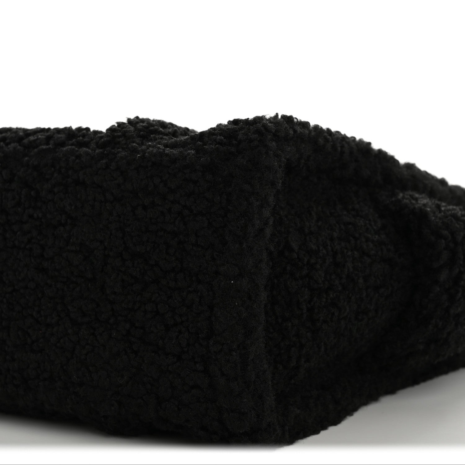 Polyester Cotton Medium The Teddy Traveler Tote Bag Black