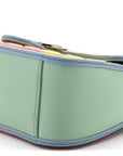 Calfskin Matelasse Diagonal Mini GG Marmont Top Handle Shoulder Bag Multicolor Pastel