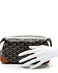 Goyardine Boeing 25 Trousse de Toilette Black Gold