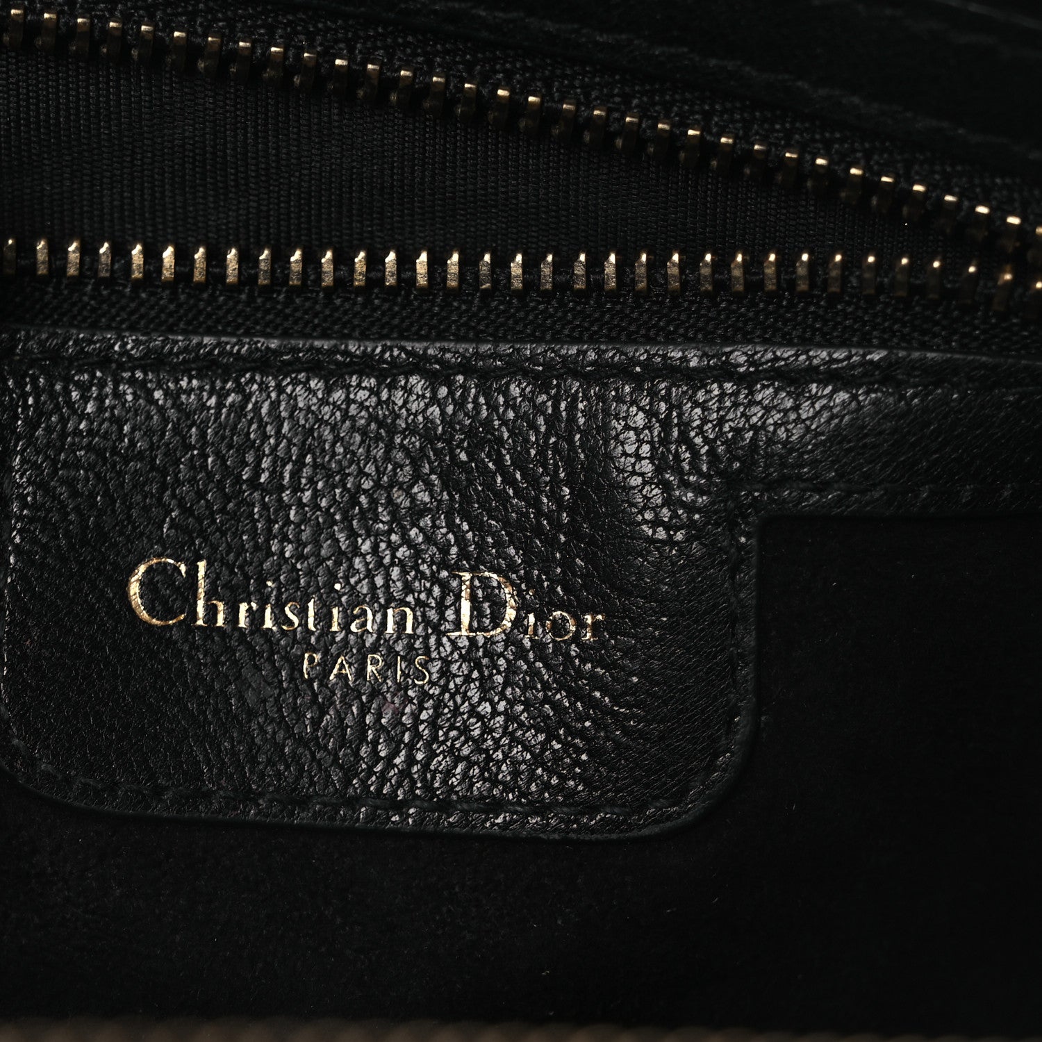 Goatskin Double Saddle Pouch Black