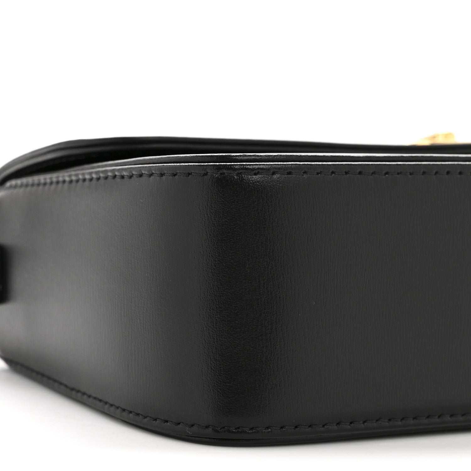 Box Calfskin 30 Montaigne Avenue Pouch Black