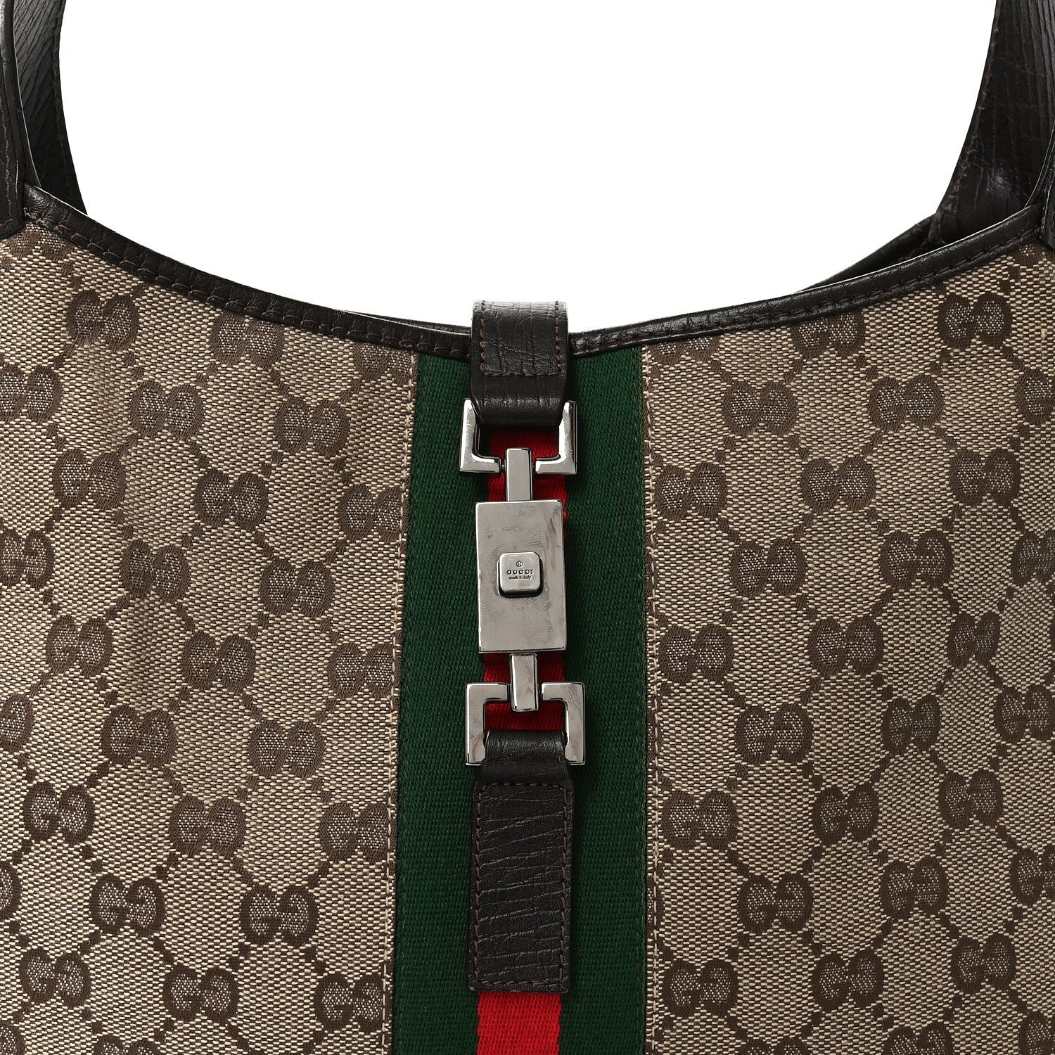 Monogram Web Jackie O Hobo Dark Brown