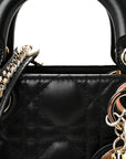 Lambskin Cannage Mini Lady D1OR Black