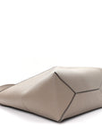 Grained Calfskin Medium Puzzle Fold Tote Taupe