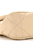 Lambskin Quilted Medium CHNL 19 Flap Beige